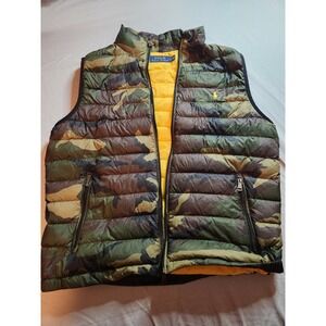 Polo Ralph Lauren Men's Camouflage Packable Down Vest Size L